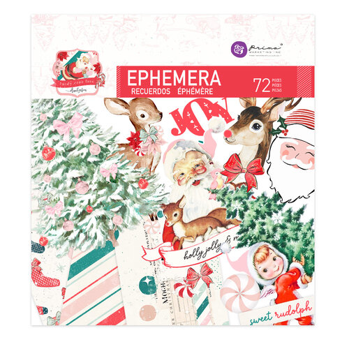 Prima - Candy Cane Lane Collection - Christmas - Ephemera With Foil Accents 2