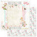 Prima - Love Notes Collection - 12 x 12 Double Sided Paper - Cupid's Heart - Foil Accents