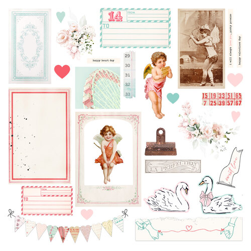 Prima - Love Notes Collection - Ephemera - Icons 1