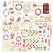 Prima - Christmas in the Country Collection - Embellishment Kit