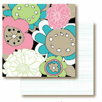 Paper Trunk - Jellybean Collection - 12 x 12 Double Sided Paper - Cream Soda, CLEARANCE