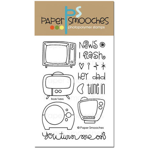 Paper Smooches - Clear Acrylic Stamps - Boob Tubes