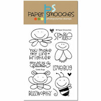 Paper Smooches - Clear Acrylic Stamps - Giddy Bugs
