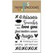 Paper Smooches - Clear Acrylic Stamps - Smooches