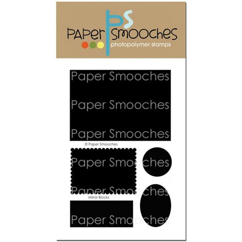 Paper Smooches - Clear Acrylic Stamps - Mirror Blocks
