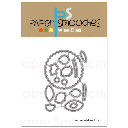 Paper Smooches - Dies - Wavy Wishes Icons