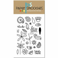 Paper Smooches - Clear Acrylic Stamps - Daisies and Paisleys