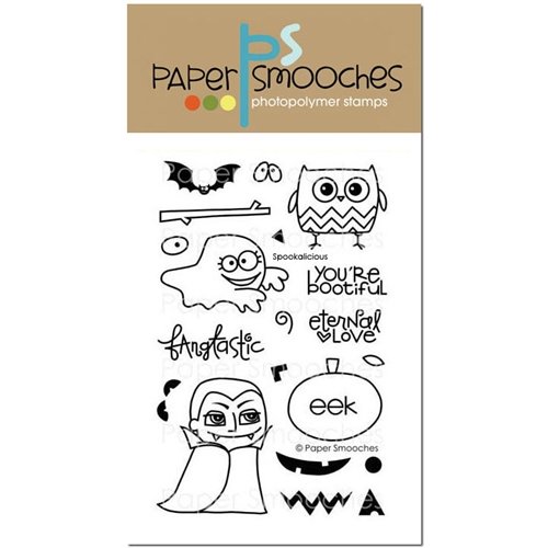 Paper Smooches - Clear Acrylic Stamps - Spookalicious