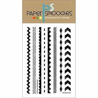 Paper Smooches - Clear Acrylic Stamps - Borderlicious