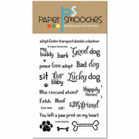 Paper Smooches - Clear Acrylic Stamps - Lucky Dog Two