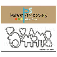 Paper Smooches - Dies - Christmas - Warm Hearts Icons