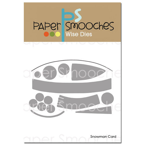Paper Smooches - Dies - Snowman Card