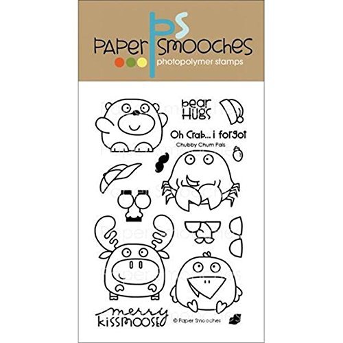 Paper Smooches - Clear Acrylic Stamps - Chubby Chum Pals