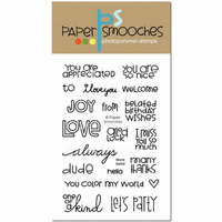 Paper Smooches - Clear Acrylic Stamps - Word Salad