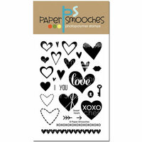 Paper Smooches - Clear Acrylic Stamps - Sweet Hearts