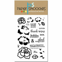 Paper Smooches - Clear Acrylic Stamps - Lovely Thoughts