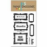 Paper Smooches - Clear Acrylic Stamps - Fancy Frames