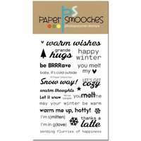 Paper Smooches - Clear Acrylic Stamps - Winter Sampler