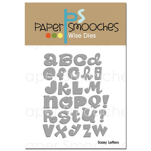 Paper Smooches - Dies - Sassy Letters