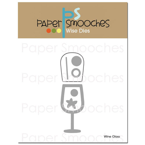 Paper Smooches - Dies - Wine Glass