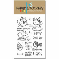 Paper Smooches - Clear Acrylic Stamps - Birthday Buddies