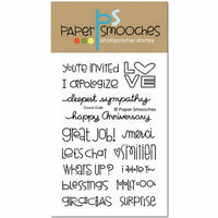 Paper Smooches - Clear Acrylic Stamps - Good Gab
