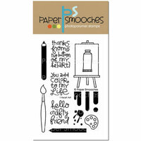 Paper Smooches - Clear Acrylic Stamps - I Heart Art