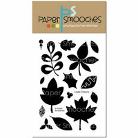 Paper Smooches - Clear Acrylic Stamps - Leafy Greens