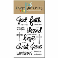 Paper Smooches - Clear Acrylic Stamps - Have Faith