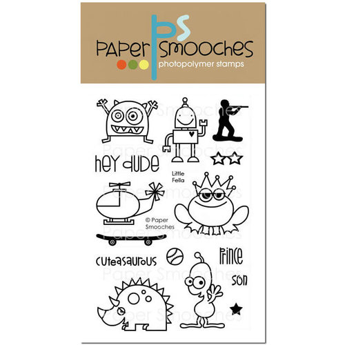 Paper Smooches - Clear Acrylic Stamps - Little Fella