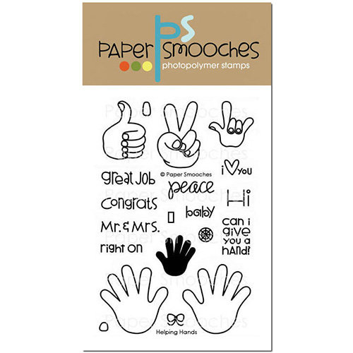 Paper Smooches - Clear Acrylic Stamps - Helping Hands