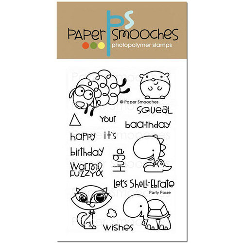 Paper Smooches - Clear Acrylic Stamps - Party Posse