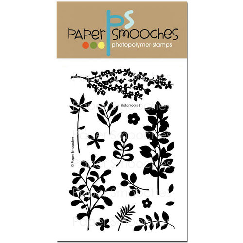 Paper Smooches - Clear Acrylic Stamps - Botanicals 2