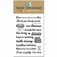 Paper Smooches - Clear Acrylic Stamps - Courteous Cuties 2