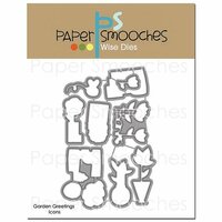 Paper Smooches - Dies - Garden Greetings Icons
