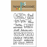 Paper Smooches - Clear Acrylic Stamps - Word Up