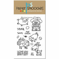 Paper Smooches - Clear Acrylic Stamps - Green Acres