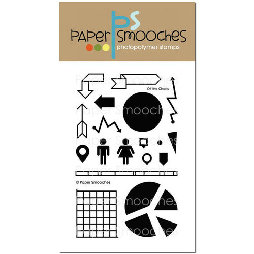 Paper Smooches - Clear Acrylic Stamps - Off The Charts