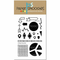 Paper Smooches - Clear Acrylic Stamps - Off The Charts