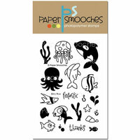 Paper Smooches - Clear Acrylic Stamps - Briny Blue