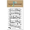 Paper Smooches - Clear Acrylic Stamps - Blissful Banners
