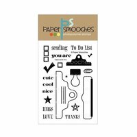 Paper Smooches - Clear Acrylic Stamps - Clipboards Two