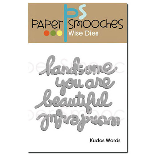 Paper Smooches Kudos Words Dies