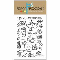 Paper Smooches - Clear Acrylic Stamps - Surf and Turf