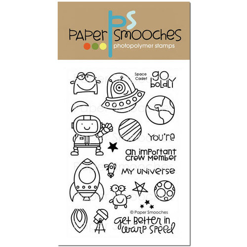 Paper Smooches - Clear Acrylic Stamps - Space Cadet