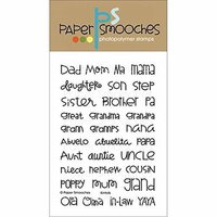 Paper Smooches - Clear Acrylic Stamps - Kinfolk