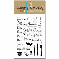 Paper Smooches - Clear Acrylic Stamps - Shindig Two