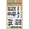 Paper Smooches - Clear Photopolymer Stamps - Inhale Exhale