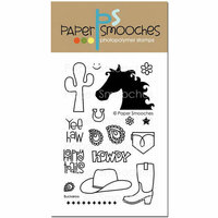 Paper Smooches - Clear Acrylic Stamps - Buckaroo