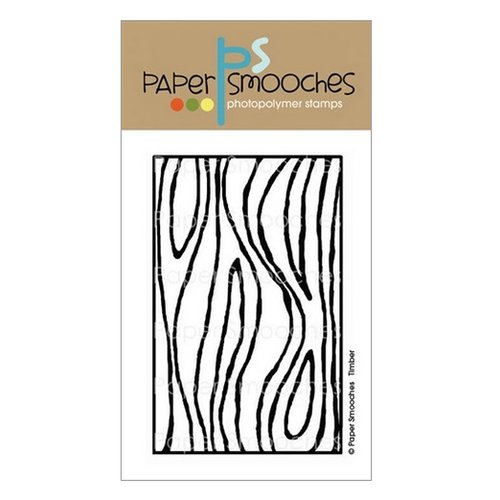 Paper Smooches - Clear Acrylic Stamps - Timber